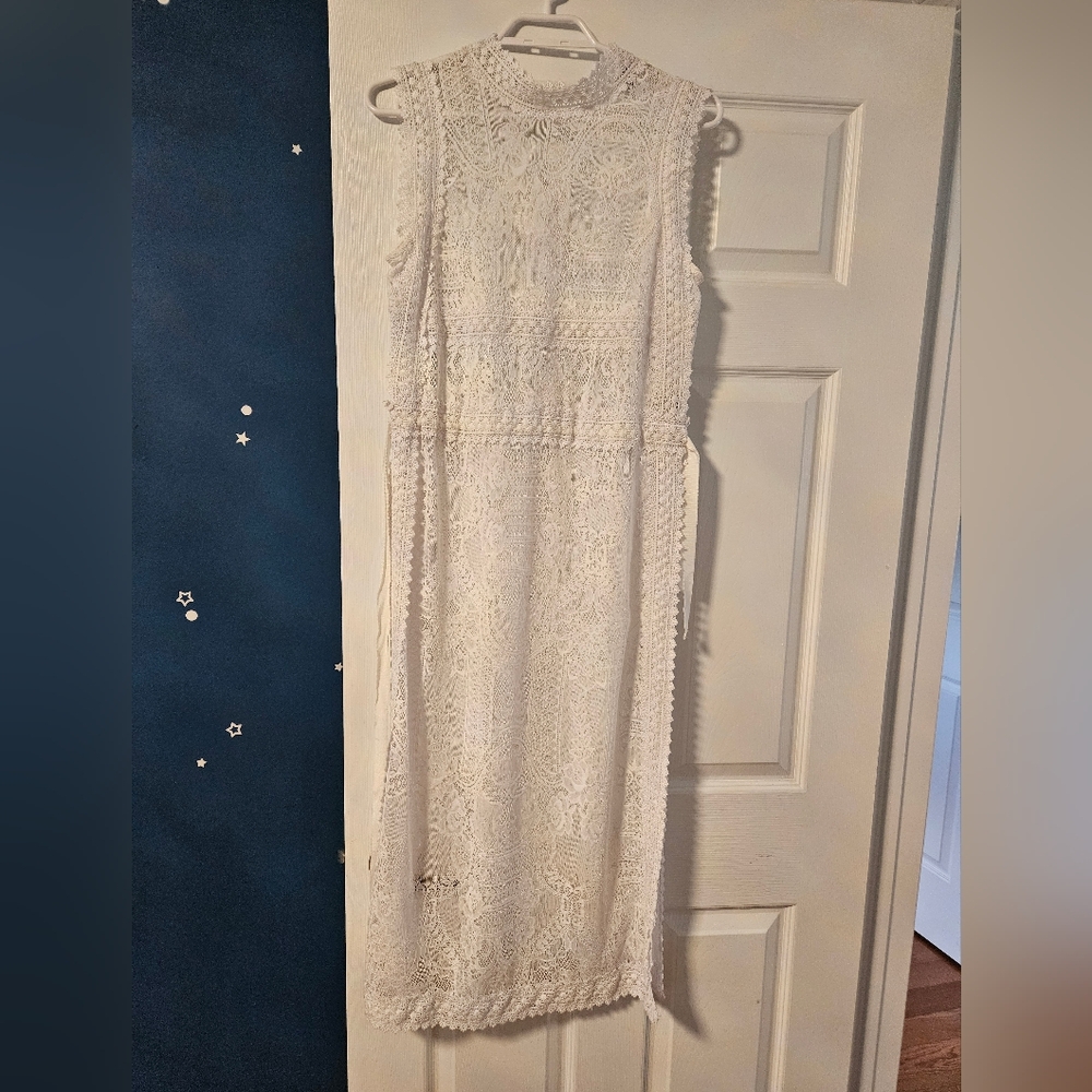 Tristan Delicate White Lace Blouse - Picture 5 of 7